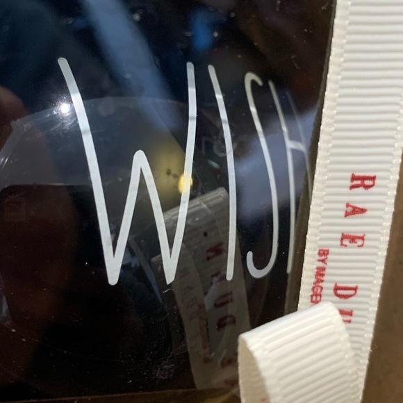 Rae Dunn set of 4 glass ornaments - Picture 5 of 5